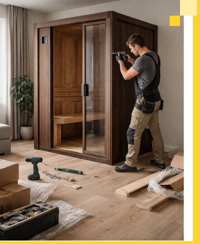 Установка и производство мини саун под ключ в Ноябрьске