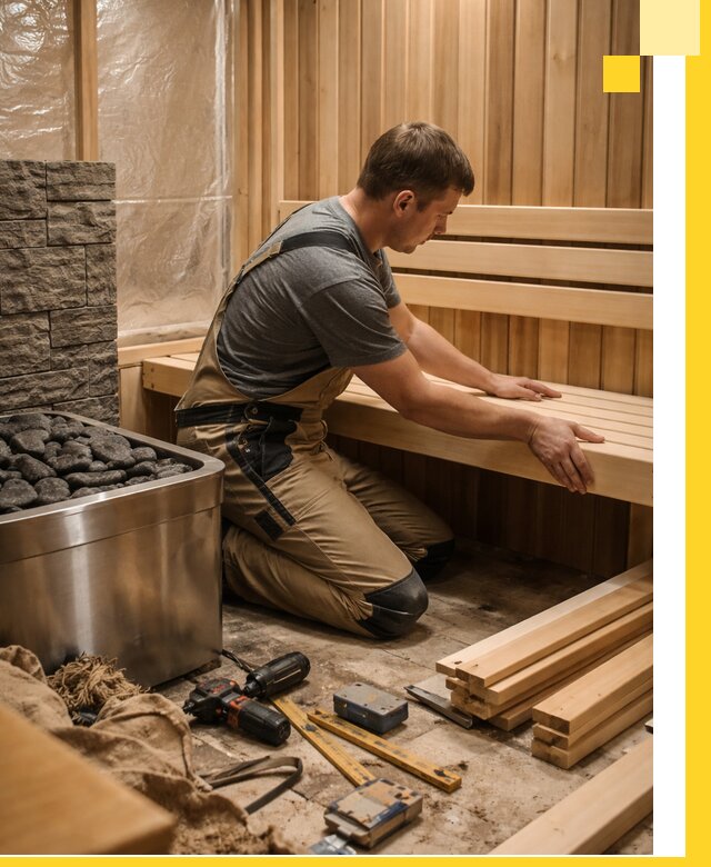 Сауны для дома под ключ с проектированием и монтажом в Ноябрьске