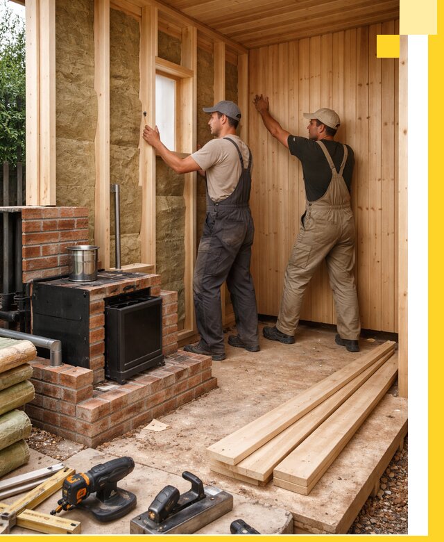 Строительство и установка дачных саун под ключ в Ноябрьске