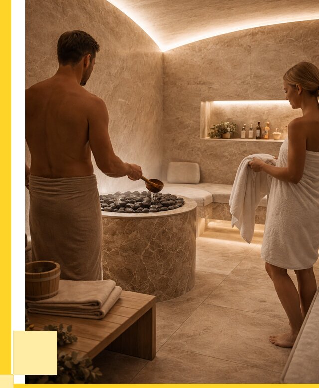 Сауны с хамамом в Ноябрьске от 354550 р. – проекты и монтаж | ЭриданНбс