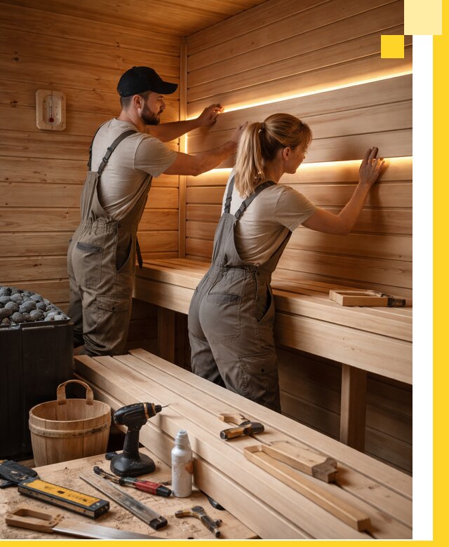 Дизайн саун и бань под ключ с индивидуальным проектом в Ноябрьске