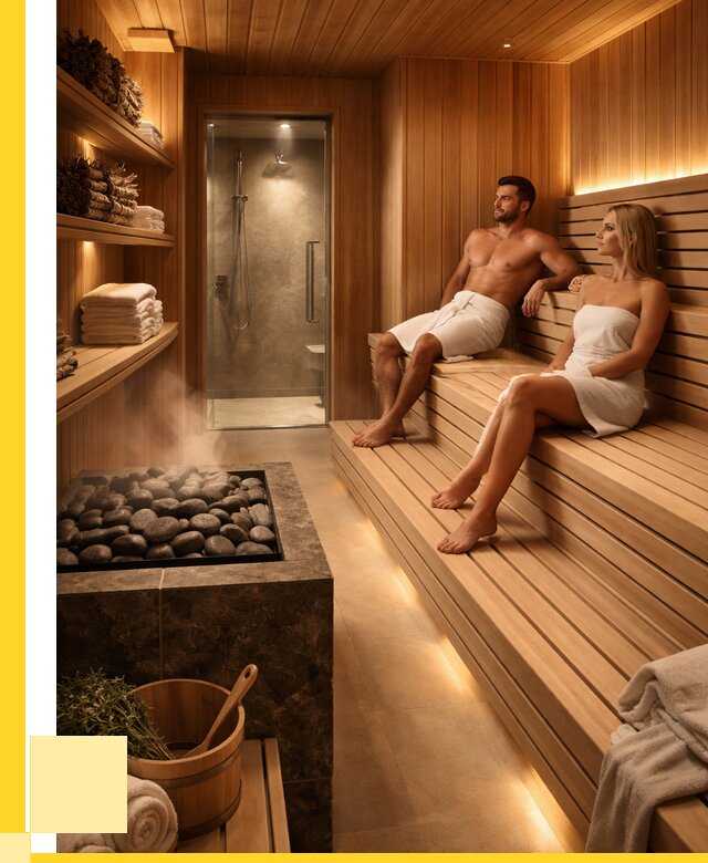 Интерьеры саун под ключ в Ноябрьске от 182340 р. | ЭриданНбс