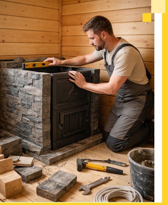 Производство и установка печей для саун под ключ в Ноябрьске