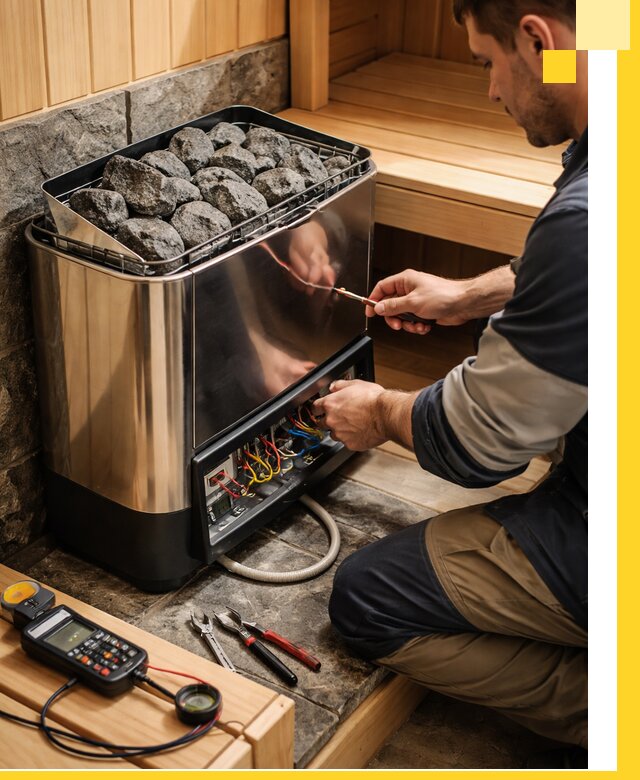 Продажа и установка электрокаменок для саун в Ноябрьске