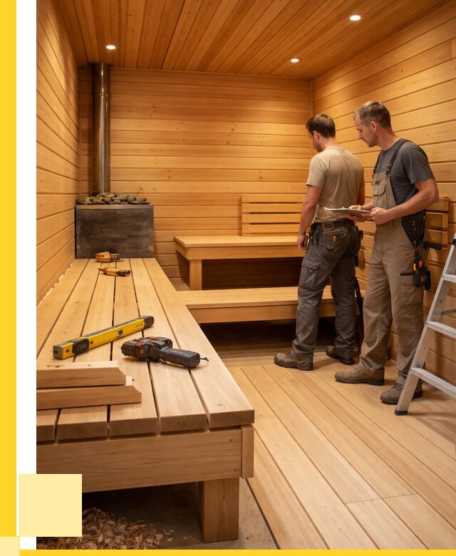 Отделка бань и саун в Ноябрьске по цене от 4559 р. | ЭриданНбс