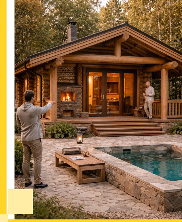 Проекты бань и хамам в Ноябрьске от 25325 р. | ЭриданНбс