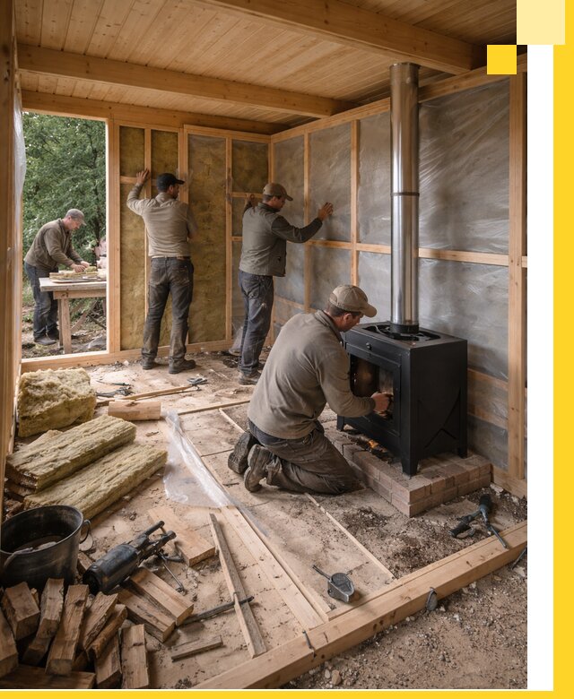 Профессиональный монтаж бань под ключ в Ноябрьске для дома