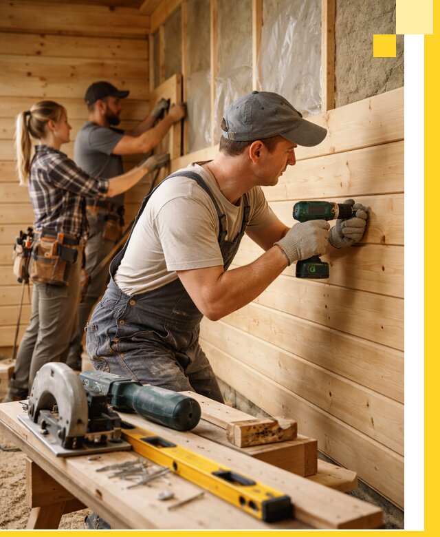 Обшивка бань под ключ в Ноябрьске: отделка стен и потолков