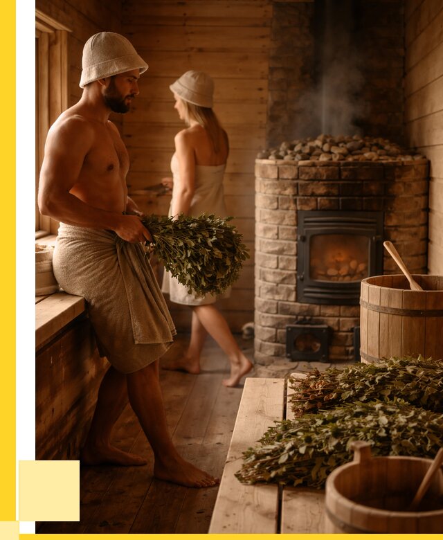 Русские бани в Ноябрьске: проекты и дизайн от 354550 р. | ЭриданНбс