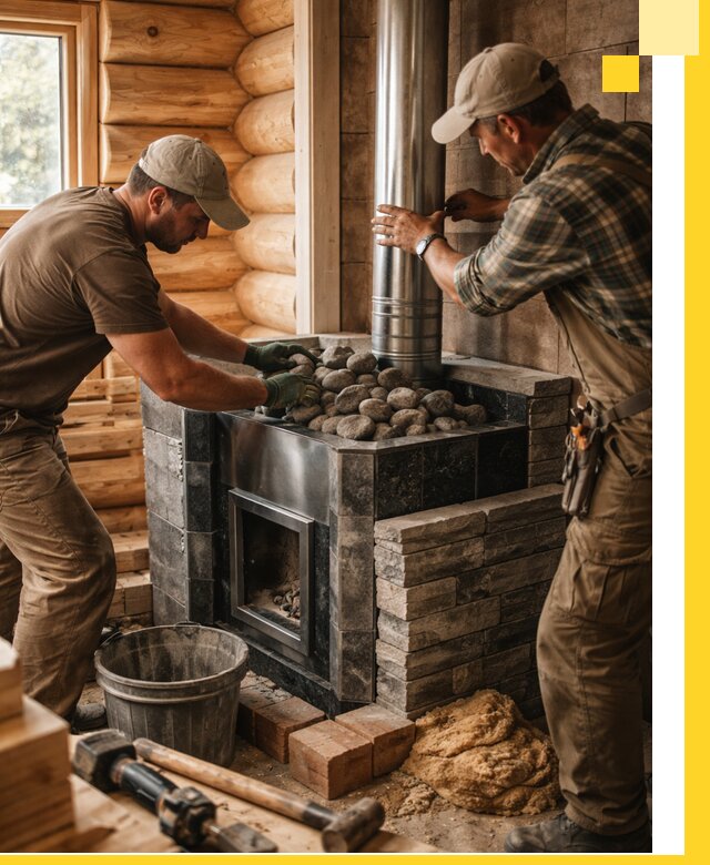 Строительство и отделка русских бань под ключ в Ноябрьске