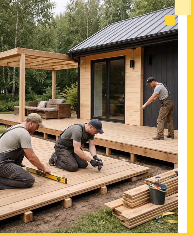 Строительство бань с террасой и бассейном под ключ в Ноябрьске