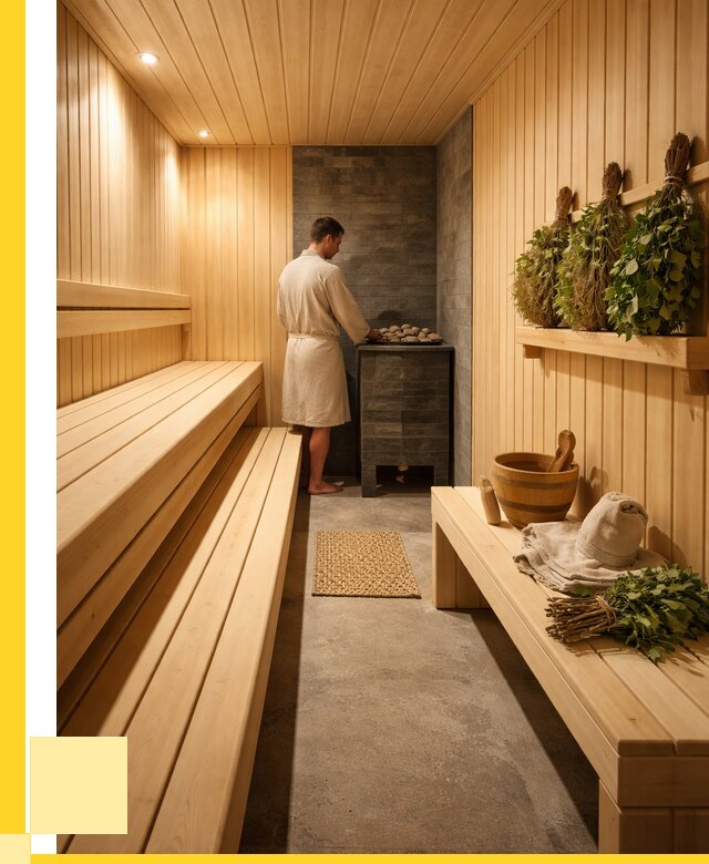 Отделка парной под ключ в Ноябрьске от 354550 р. | ЭриданНбс