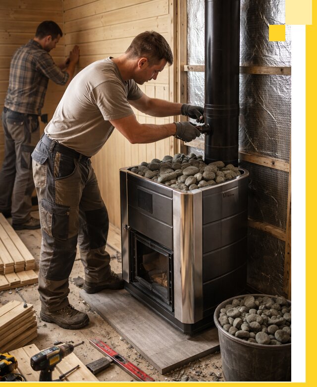 Проектирование и строительство парилок для бани в Ноябрьске под ключ