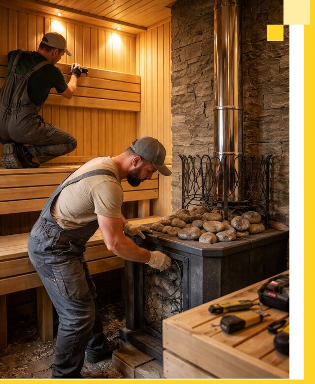 Комплексный дизайн бань, саун и зон отдыха в Ноябрьске