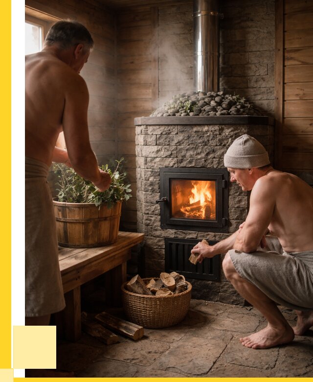 Банные печи под ключ в Ноябрьске от 45585 р. | ЭриданНбс кирпичная