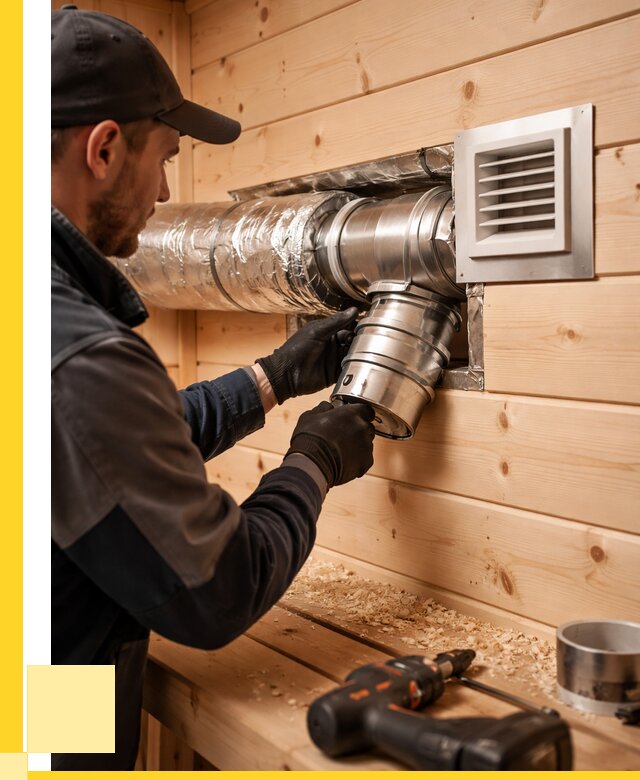 Монтаж вентиляции бани в Ноябрьске от 12156 р. | ЭриданНбс