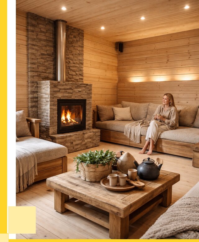 Проект бани с комнатой отдыха в Ноябрьске от 35455 р. | ЭриданНбс