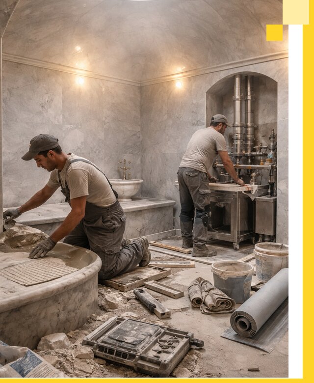 Строительство турецких бань хаммам под ключ в Ноябрьске