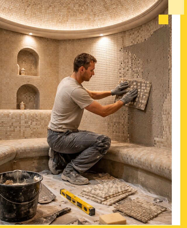 Устройство и монтаж домашнего хамама под ключ в Ноябрьске