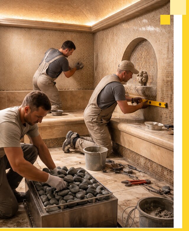 Проектирование и строительство хамама и сауны в Ноябрьске