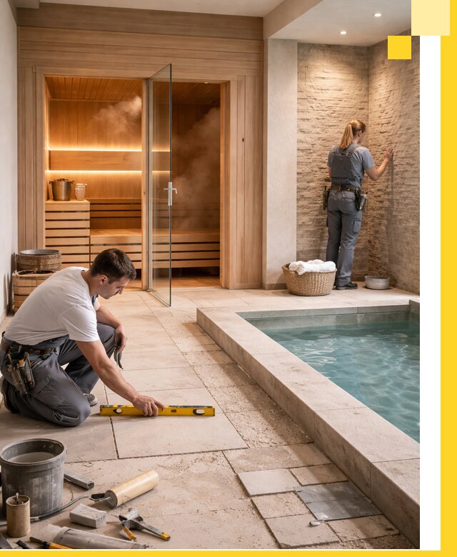 Комплексный дизайн и отделка интерьеров SPA под ключ в Ноябрьске